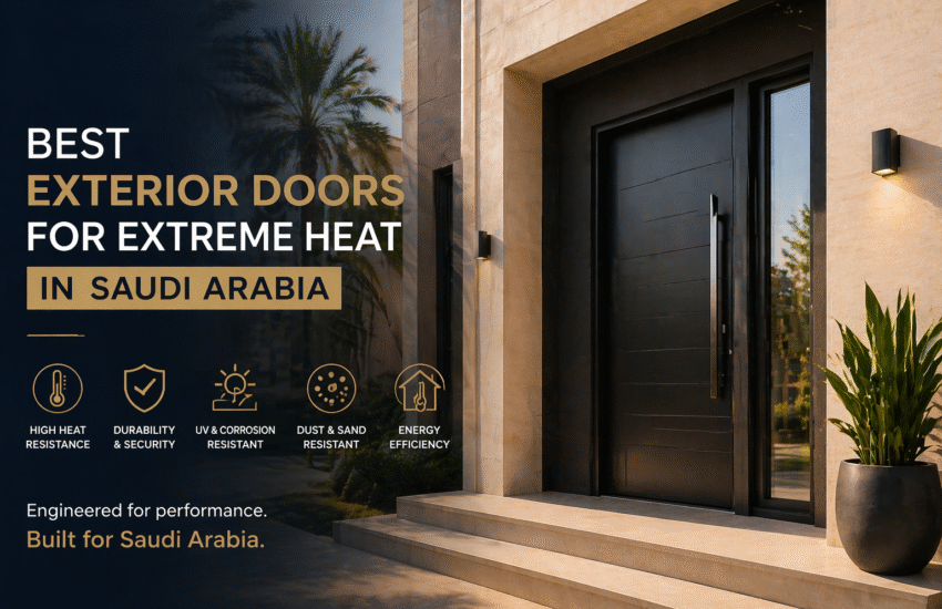 Best Exterior Doors for Extreme Heat in Saudi Arabia