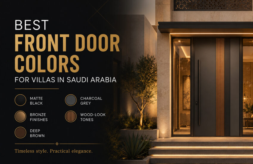 Best Front Door Colors for Villas in Saudi Arabia