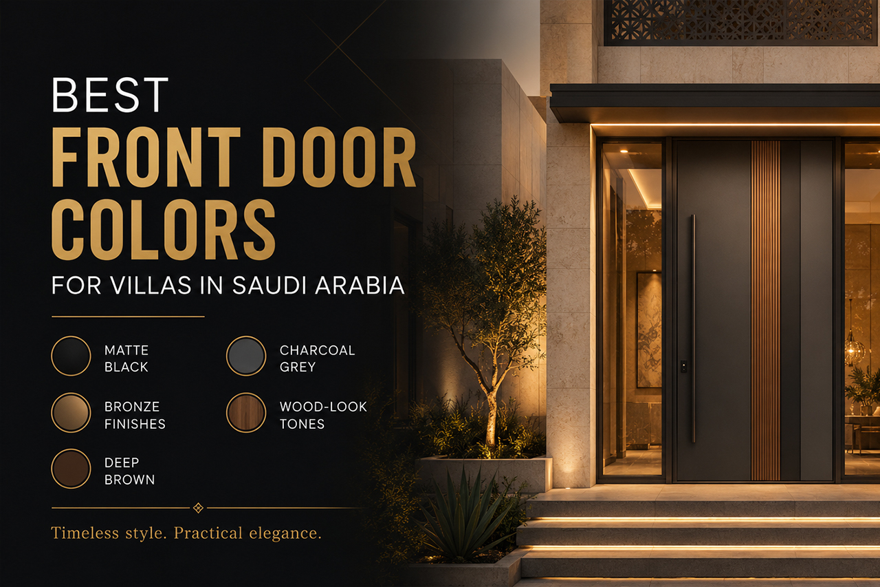 Best Front Door Colors for Villas in Saudi Arabia