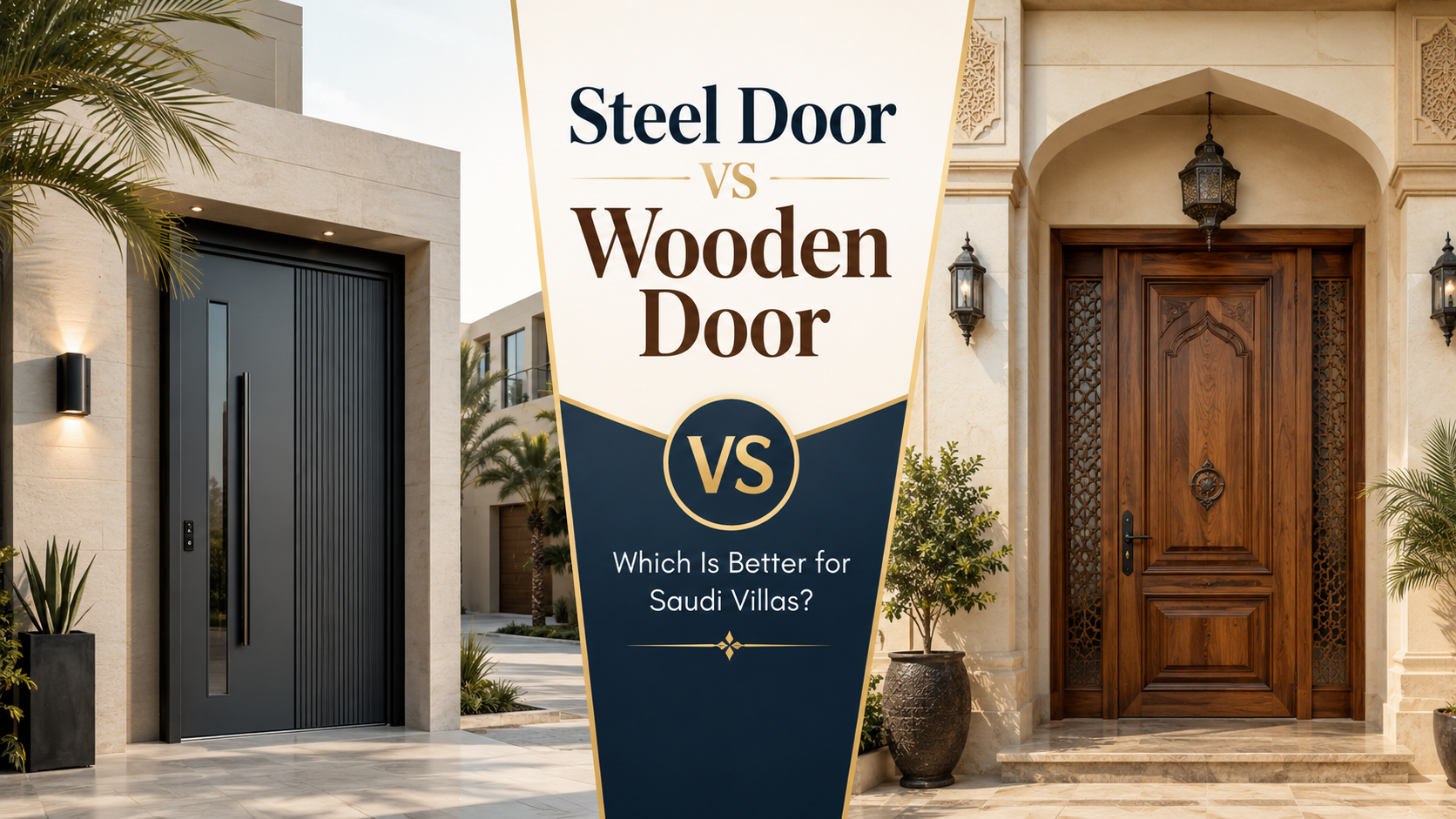 Steel door vs wooden door
